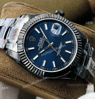 Swiss Copy Rolex Datejust II 'Black Venom' DR Factory 2824 Watch 41mm Bucherer Blue Dial